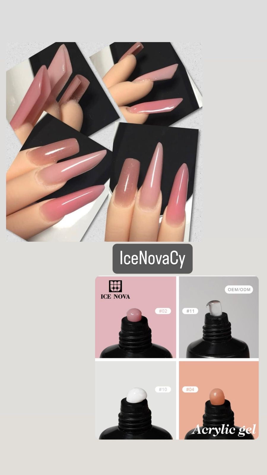 Acrylic gel