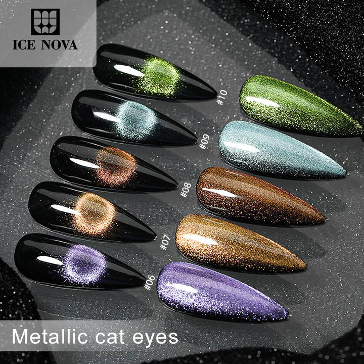 Metallic cat eye