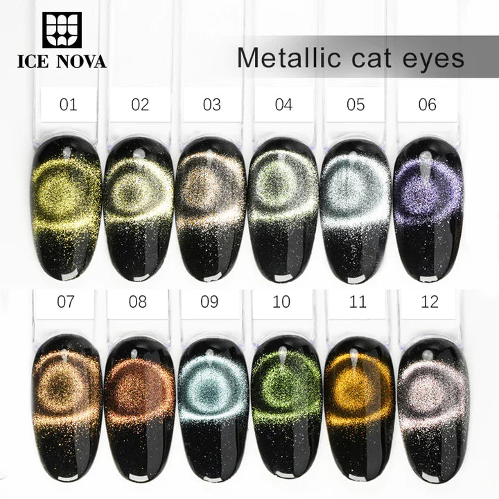 Metallic cat eye