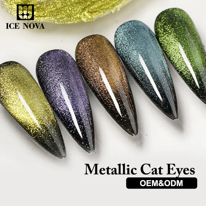Metallic cat eye